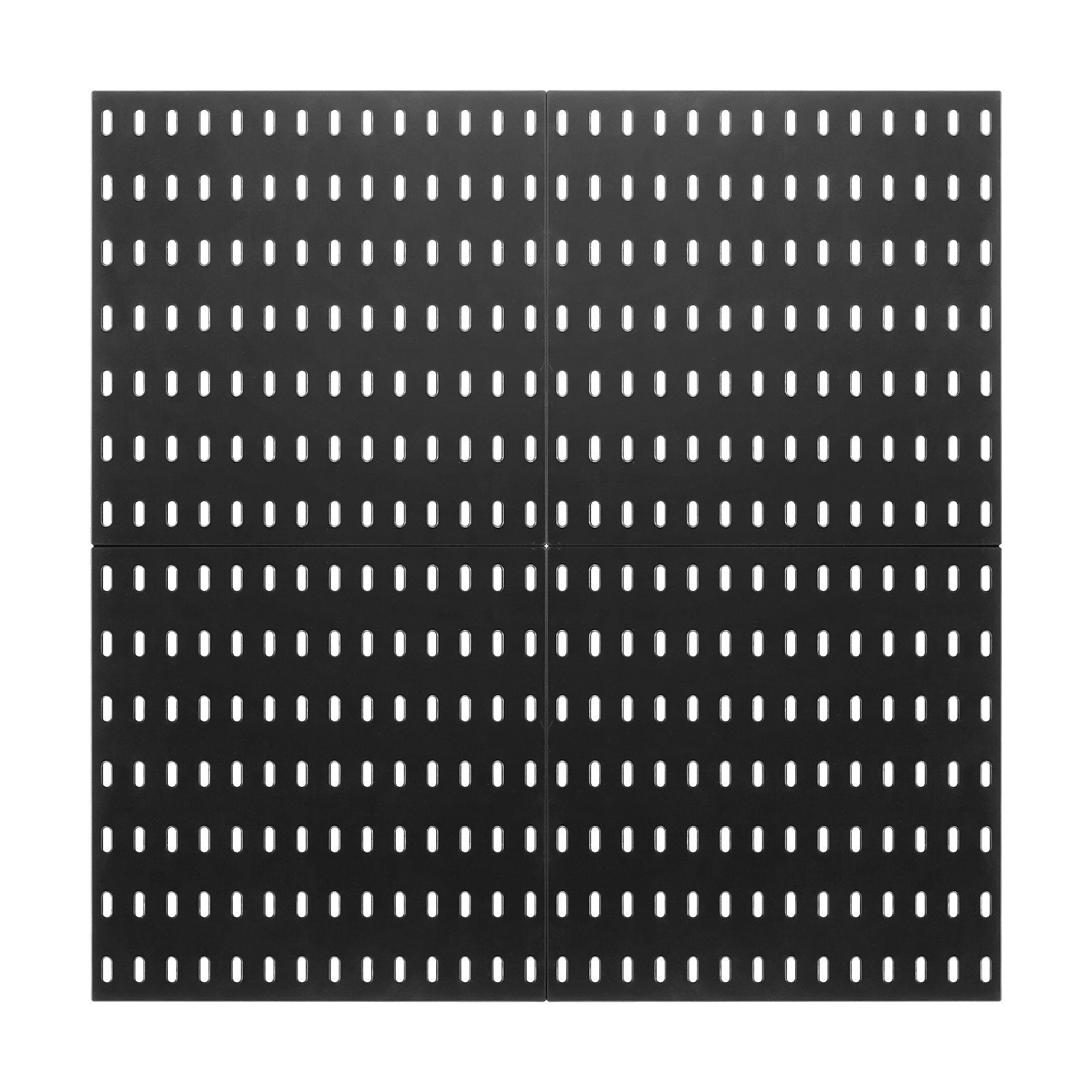 Pegboard Combination Kit 11 X 11 Plastic Pegboard 4 Panels Wall Organizer Black
